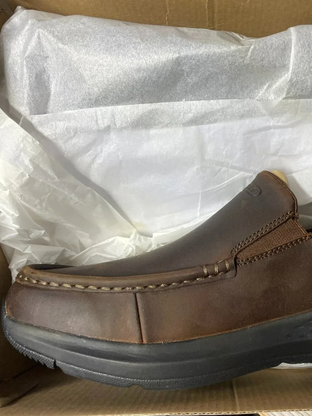 Skechers Mens Hands Free Slip Ins: Relaxed Fit, Memeory Foam: Dark Brown: Size 9